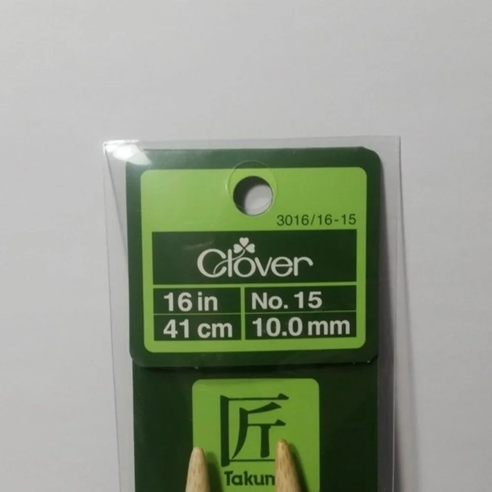 Clover Bamboo Circular Knitting Needles 16